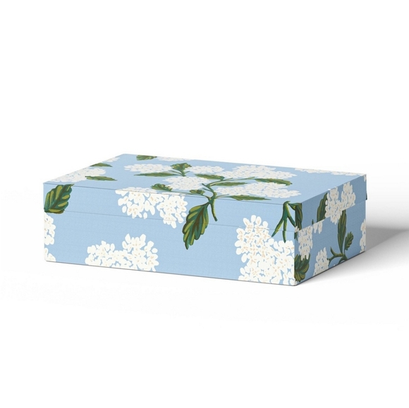 NWT Rifle Paper Co x Target Medium Hydrangea Storage Box LIMITED EDITION - Picture 3 of 7